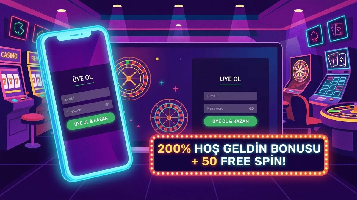 Bonusla kayıt ol